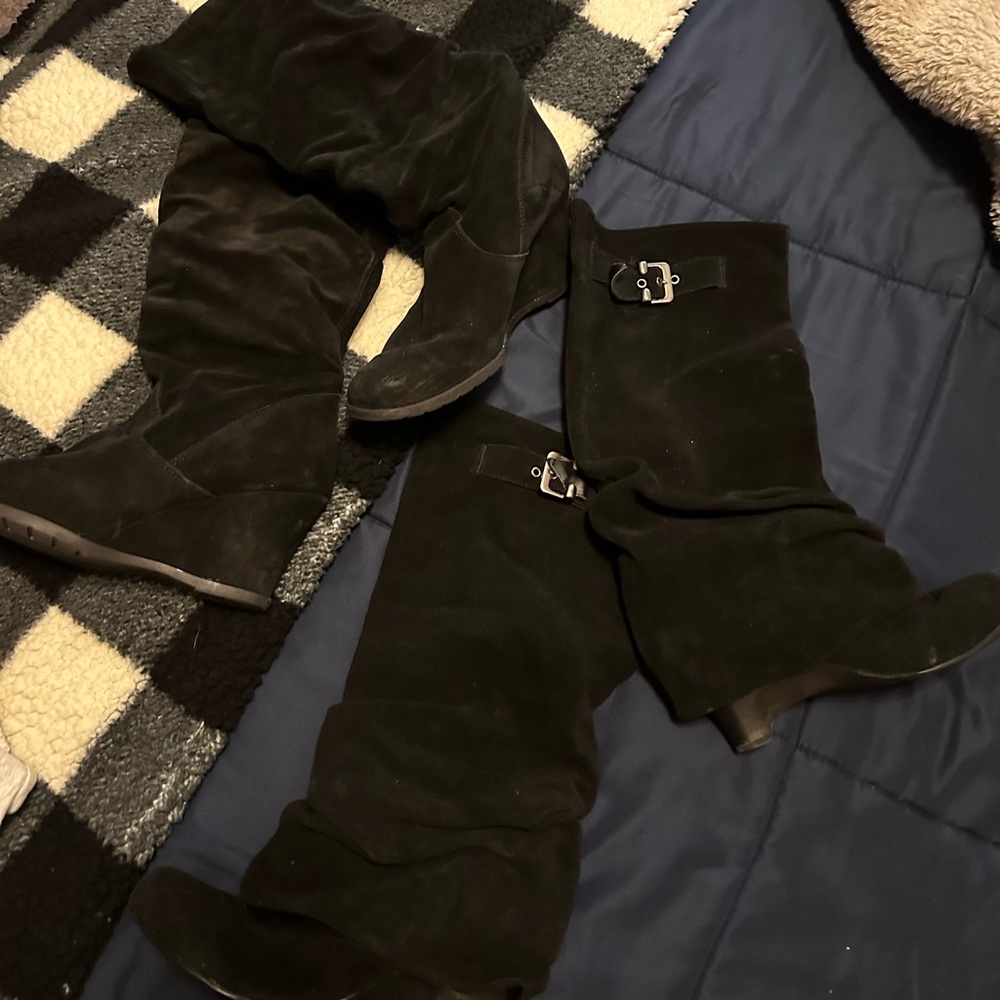 Bundle size 7.5 European 38 suede boots.